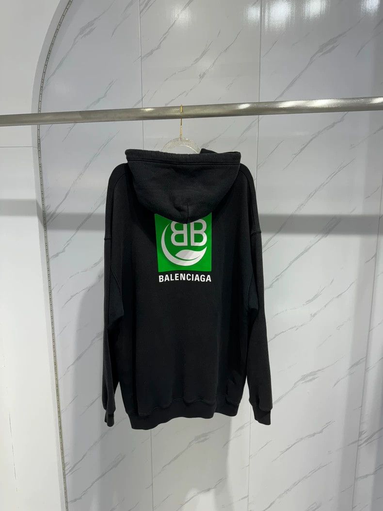 Balenciaga Balenciaga Black Eco Logo Sweatshirt Size US S / EU 44-46 / 1 - 2 Thumbnail