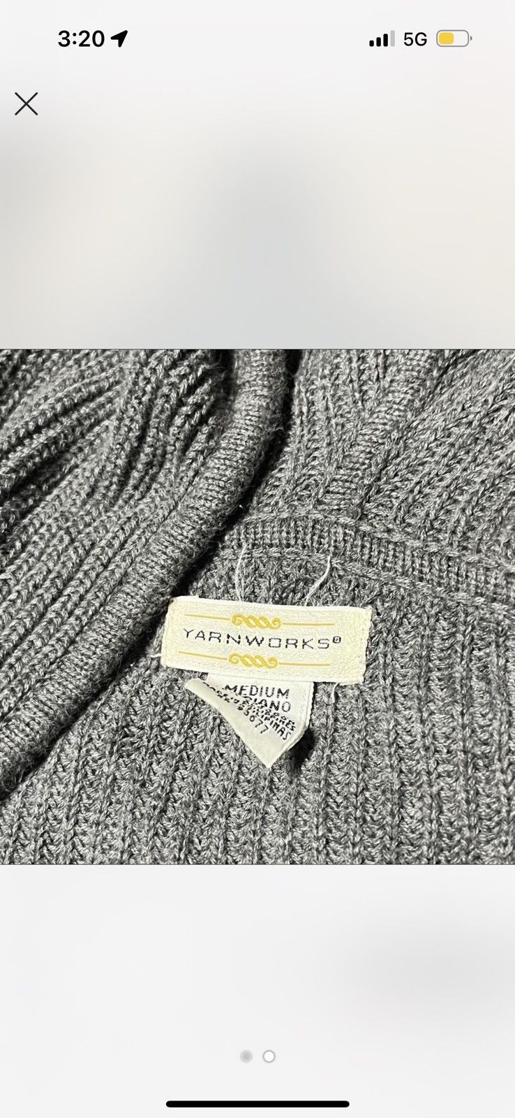 Vintage vintage knit zip up Size M / US 6-8 / IT 42-44 - 2 Thumbnail