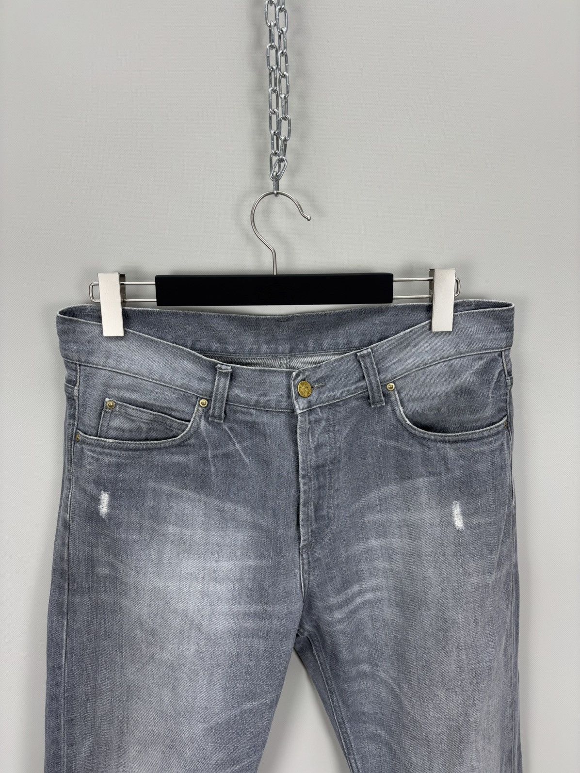 Carhartt Mens jeans Carhartt Size 33x32 Color Gray Size US 33 - 3 Thumbnail