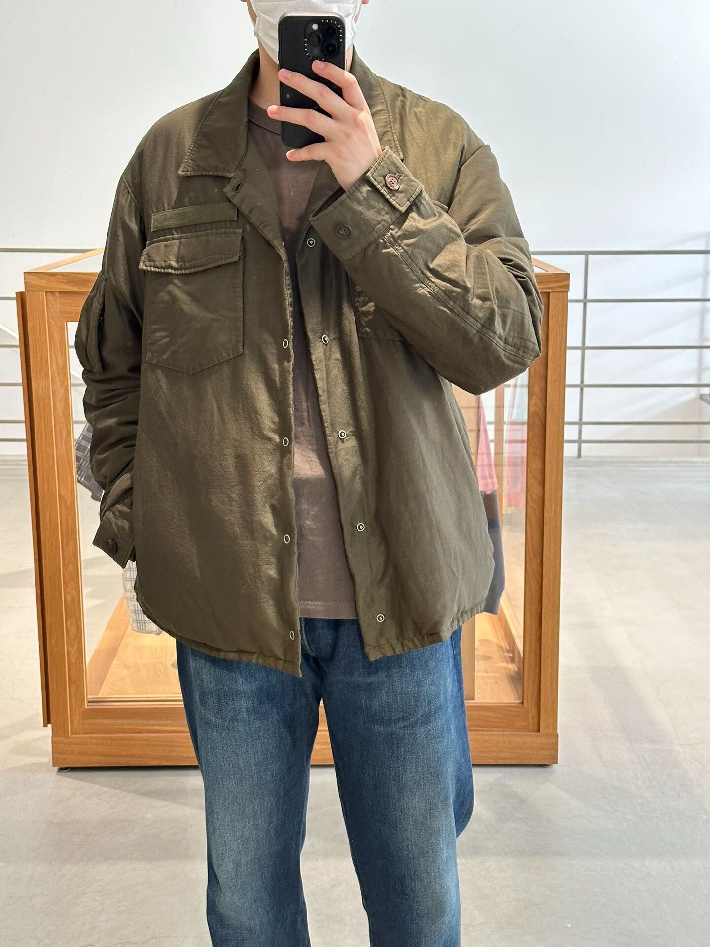 Visvim CONTRARY DEPT / HELI CREW DOWN SHIRT JKT SIZE 5 | Grailed
