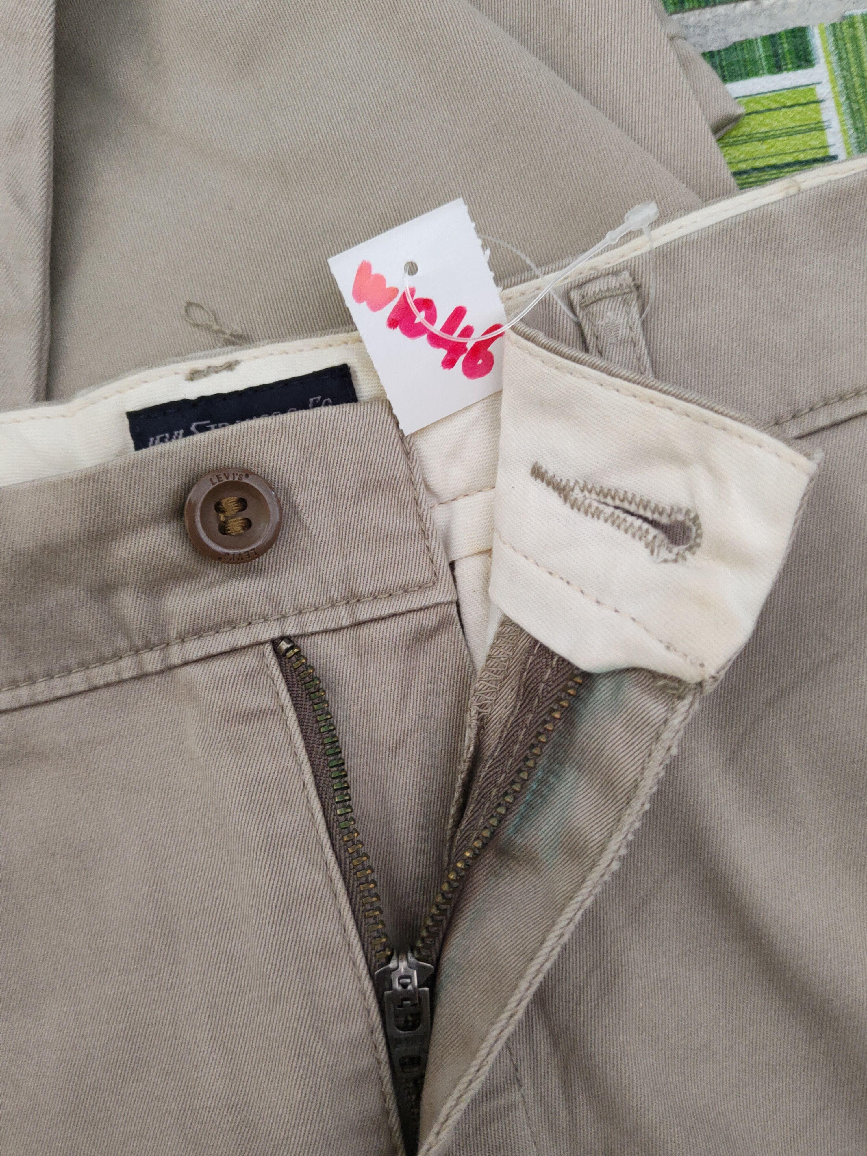 Japanese Brand Levi's Beige Multipocket Casual Pants #W1046 Size US 32 / EU 48 - 18 Thumbnail