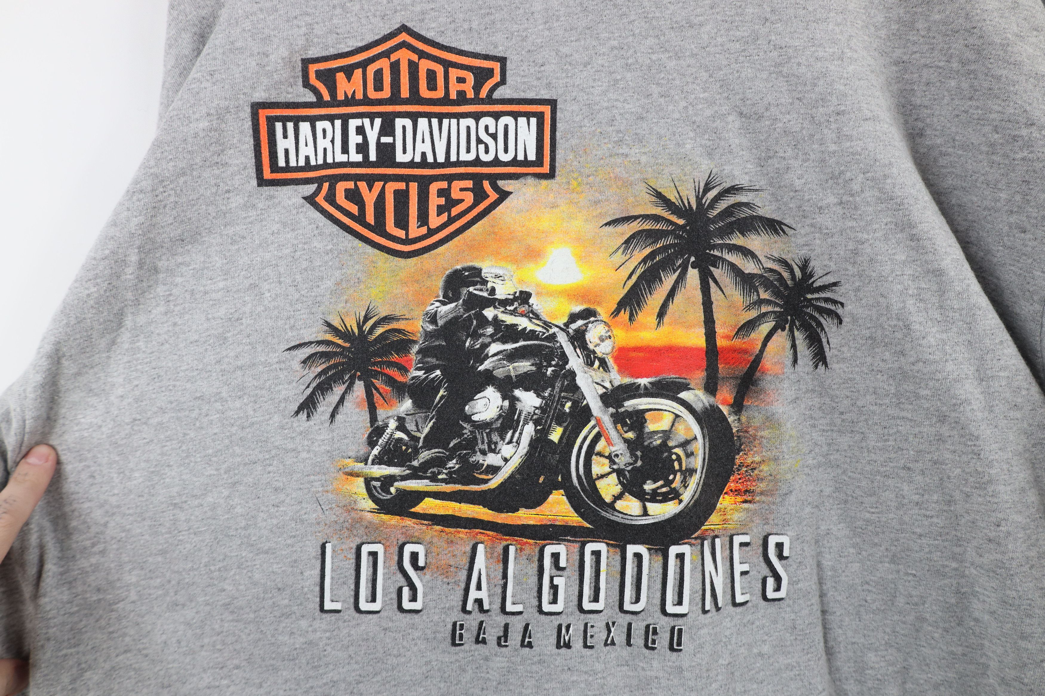 Harley Davidson × Vintage Vintage Y2K Harley Davidson Mexico Long Sleeve T-Shirt Gray Size US XL / EU 56 / 4 - 11 Thumbnail