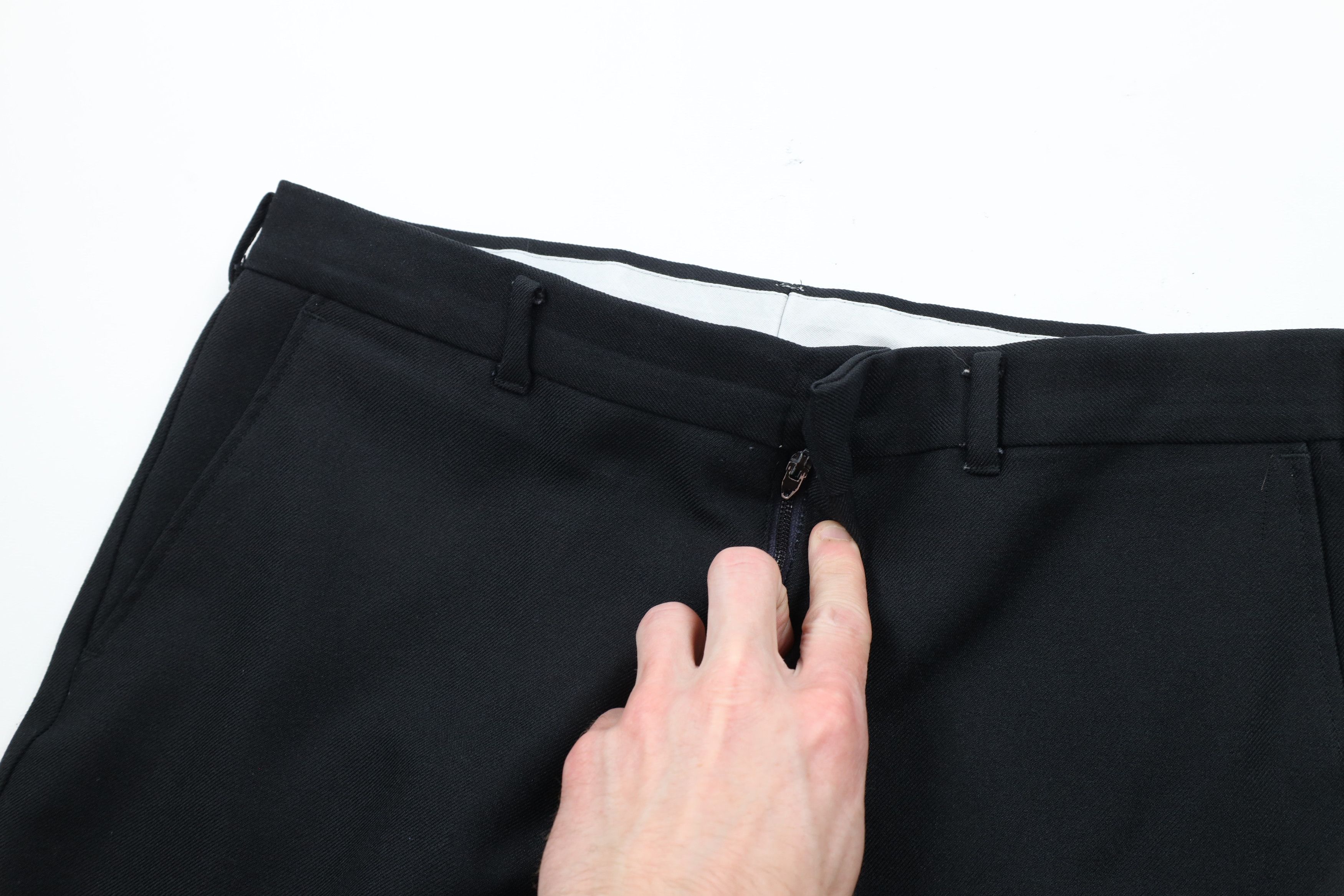 Vintage Vintage 70s Streetwear Bell Bottoms Chino Pants Black USA Size US 34 / EU 50 - 5 Thumbnail