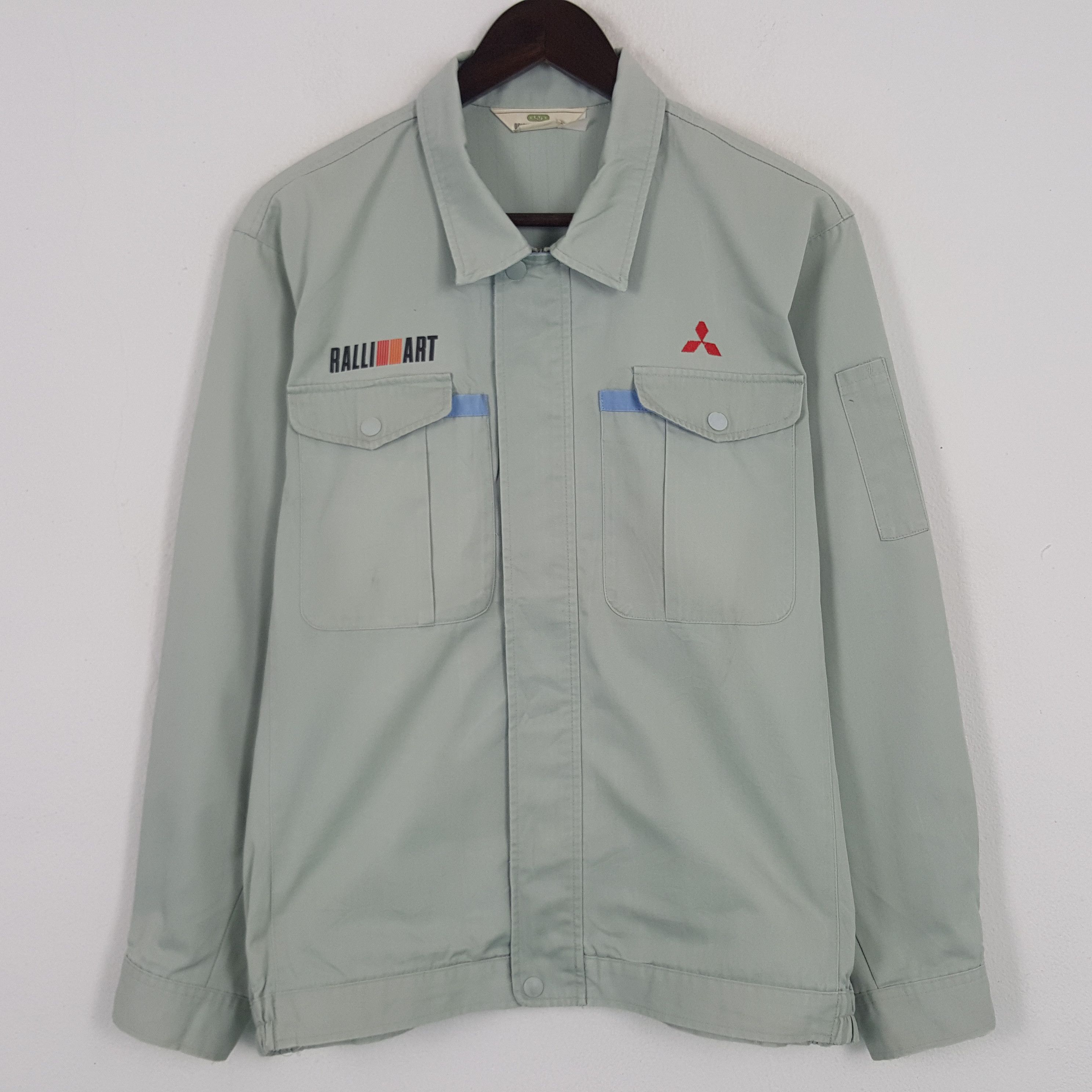 Vintage Vintage Mitsubishi Rally Art Custom Sport Worker Jacket Size US XL / EU 56 / 4 - 3 Thumbnail