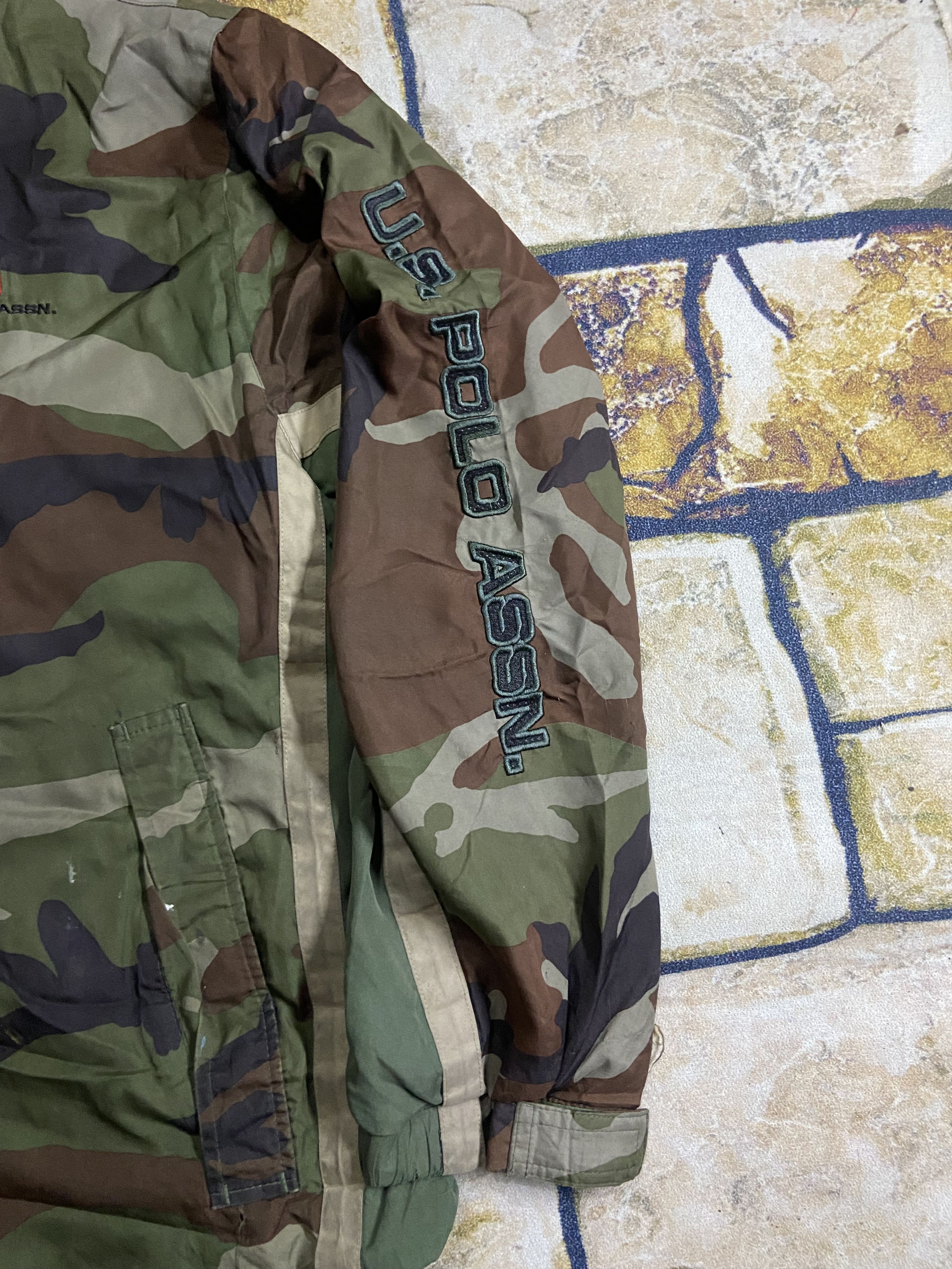 Japanese Brand × U.S. Polo Assn. US POLO ASS camo jacket Rare Size US XL / EU 56 / 4 - 2 Thumbnail