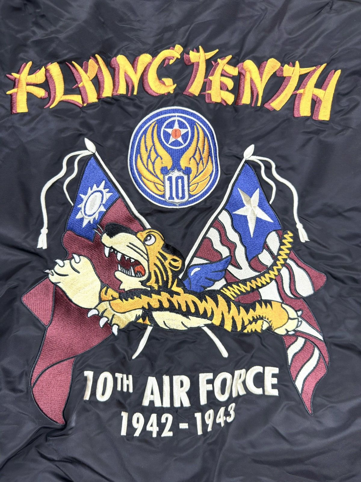 Schott Schott Flying Tenth MA-1 Bomber Jacket Size US M / EU 48-50 / 2 - 11 Thumbnail