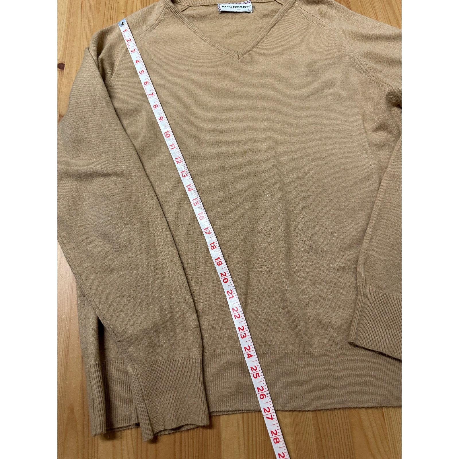 McGregor Vintage MacGregor Mens V-Neck Sweater Pullover Large Size US L / EU 52-54 / 3 - 4 Thumbnail
