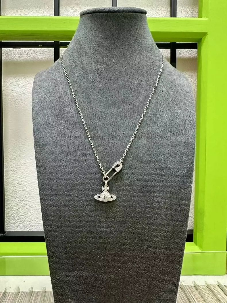 Vivienne Westwood Vivienne Westwood The Saturn necklace Size ONE SIZE - 1 Thumbnail
