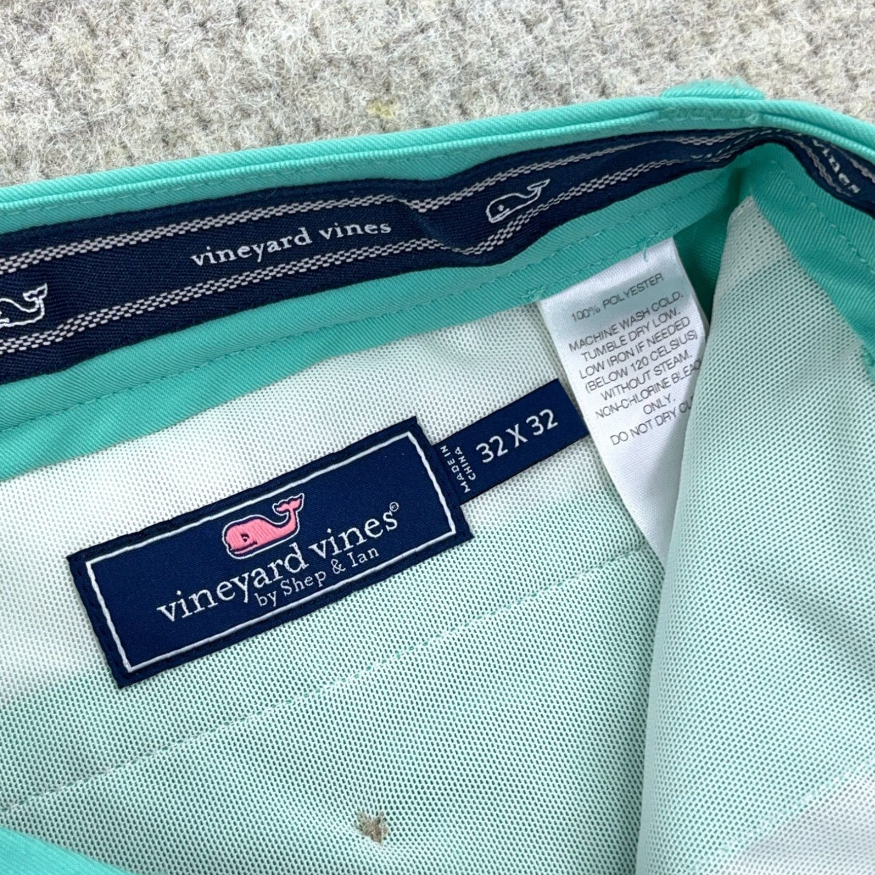 Vineyard Vines Vineyard Vines Pants Men 34 Blue Chino Regular Flat Front 5-Pocket Preppy Size US 34 / EU 50 - 4 Thumbnail