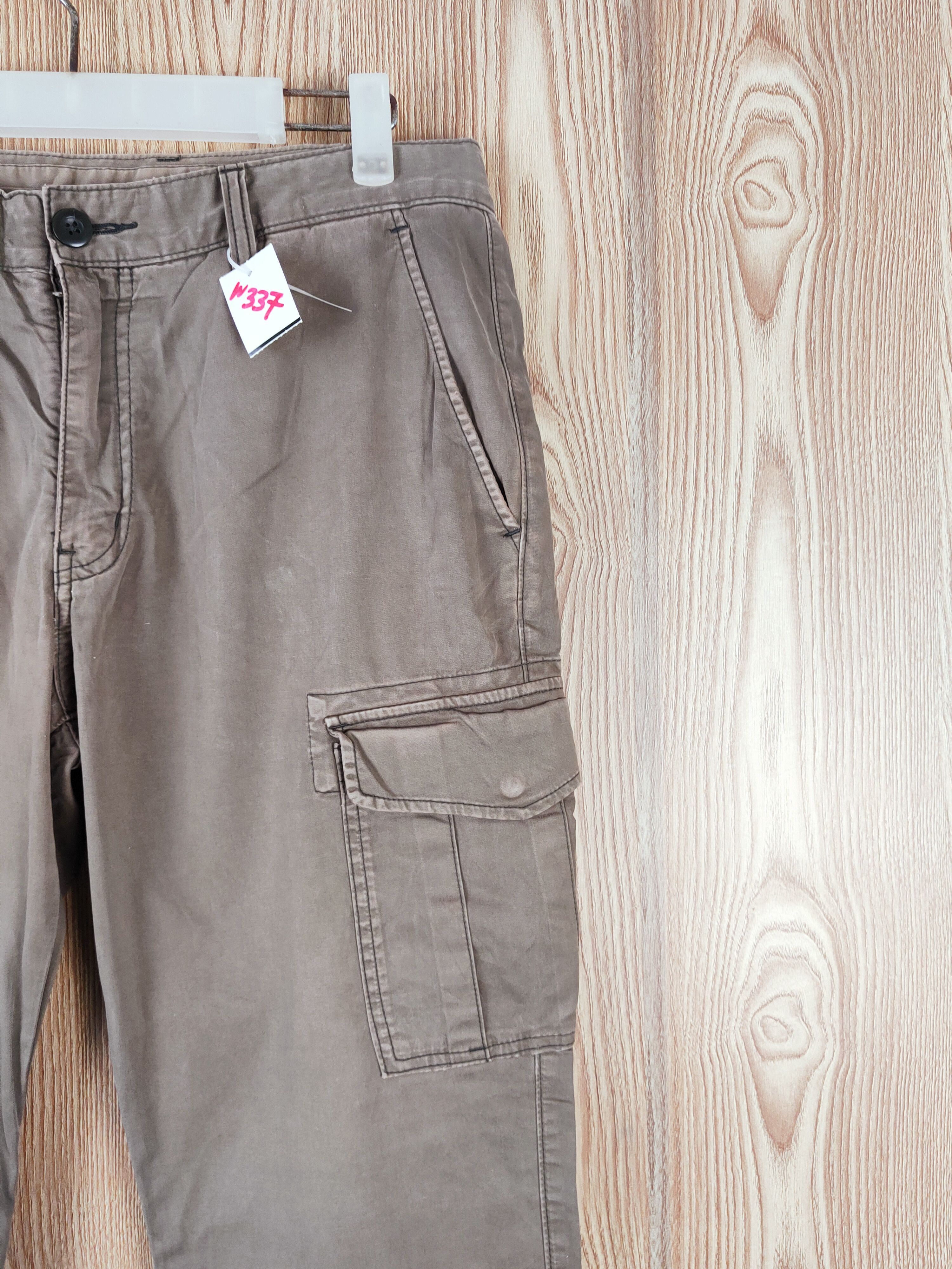 Japanese Brand Uniqlo Brown Multipocket Tactical Cargo Pants #W337 Size US 32 / EU 48 - 5 Thumbnail