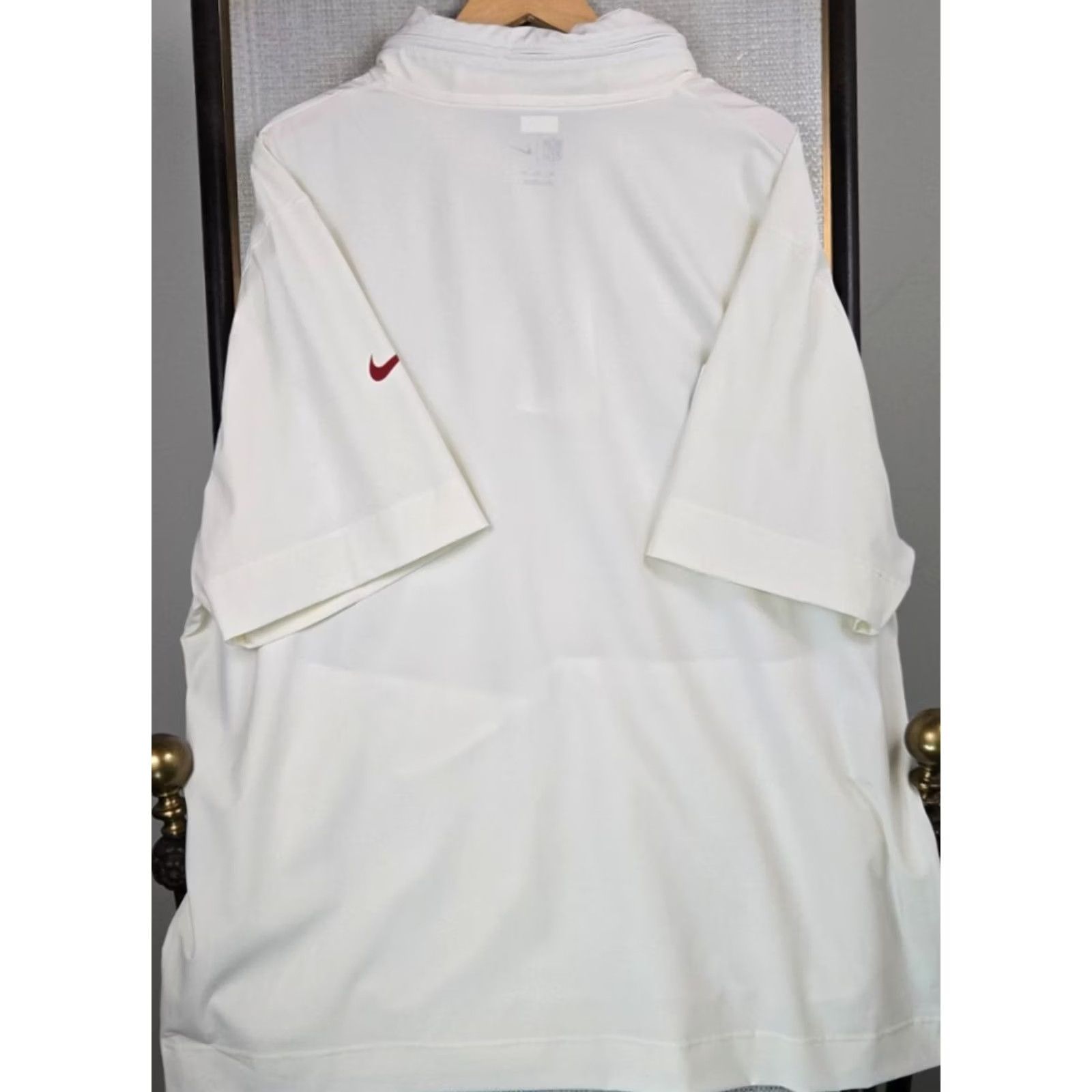 Nike Nike Arizona Cardinals Men's 3XL Windbreaker Jacket Hooded 1/4 Zip Softshell Dri-Fit Centered Klayton Adams Cowboys OC NM Size US XXL / EU 58 / 5 - 6 Thumbnail