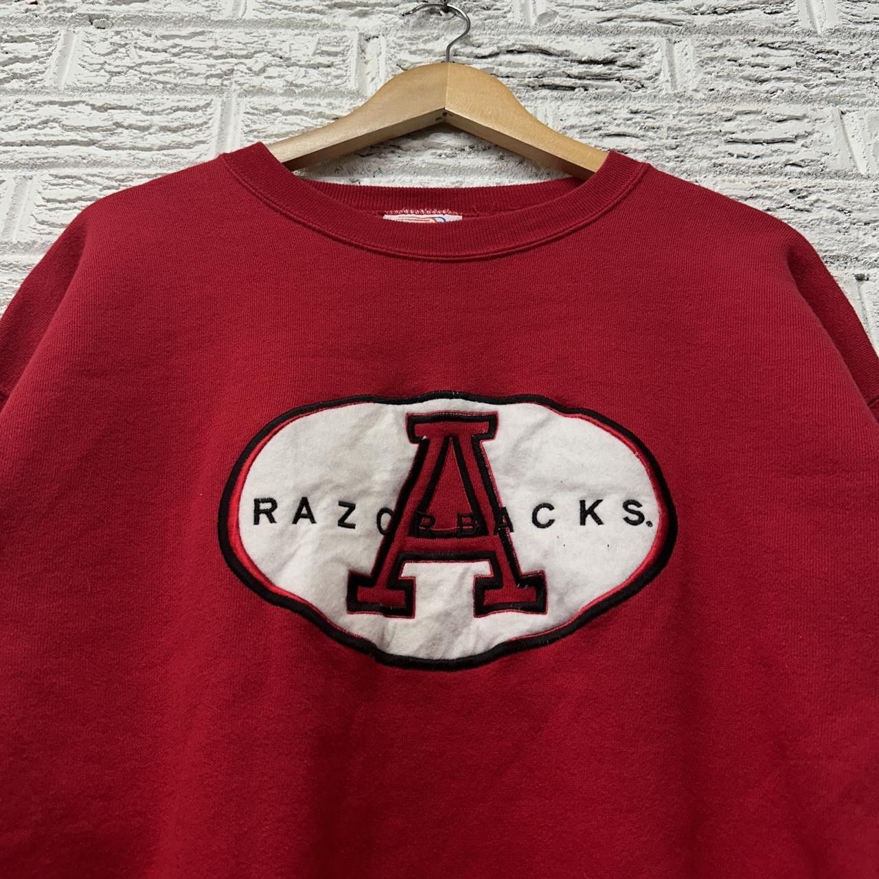 Vintage Vintage Arkansas Razorbacks Cozy Sweatshirt XL Size US XL / EU 56 / 4 - 1 Thumbnail