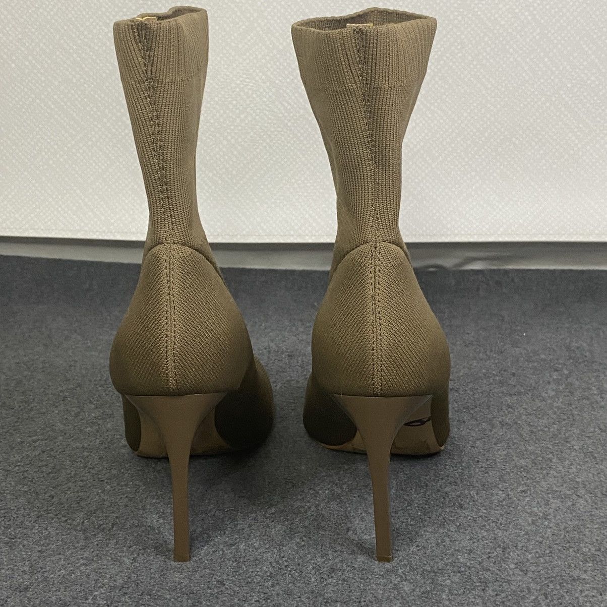 I.N.C INC Knit Sock Boots Women's Stiletto Ankle Taupe 8.5M EUC Size US 8.5 / IT 38.5 - 7 Thumbnail