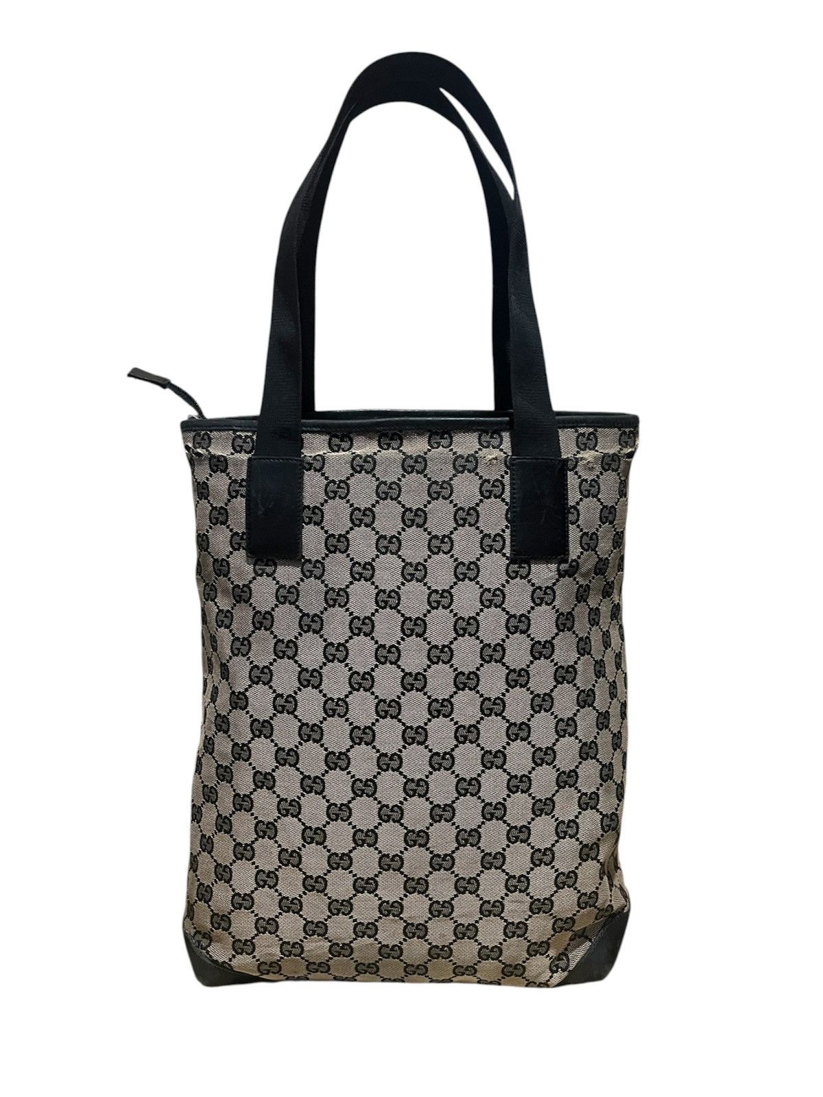 Gucci GUCCI GG Canvas Tote Bag Beige Size ONE SIZE - 2 Thumbnail