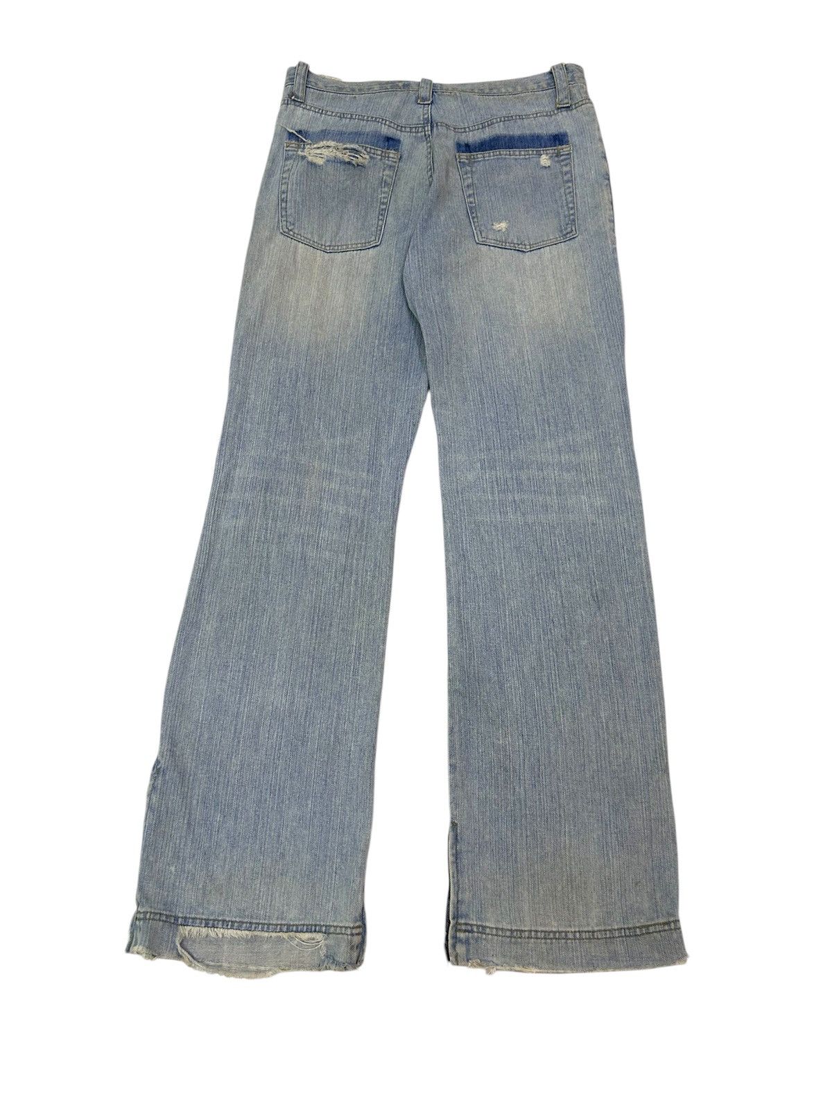 Japanese Brand × Vintage 💥Vintage Japanese Denim Exhibitionist Distressed Punk Jeans Size US 32 / EU 48 - 10 Thumbnail