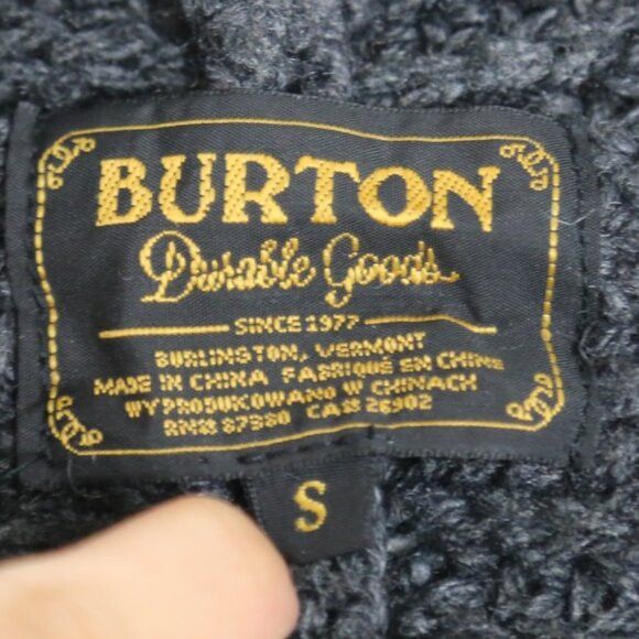 Burton Burton Women's Adele Acrylic Wool Thick Knitted Cardigan Size S / US 4 / IT 40 - 3 Thumbnail