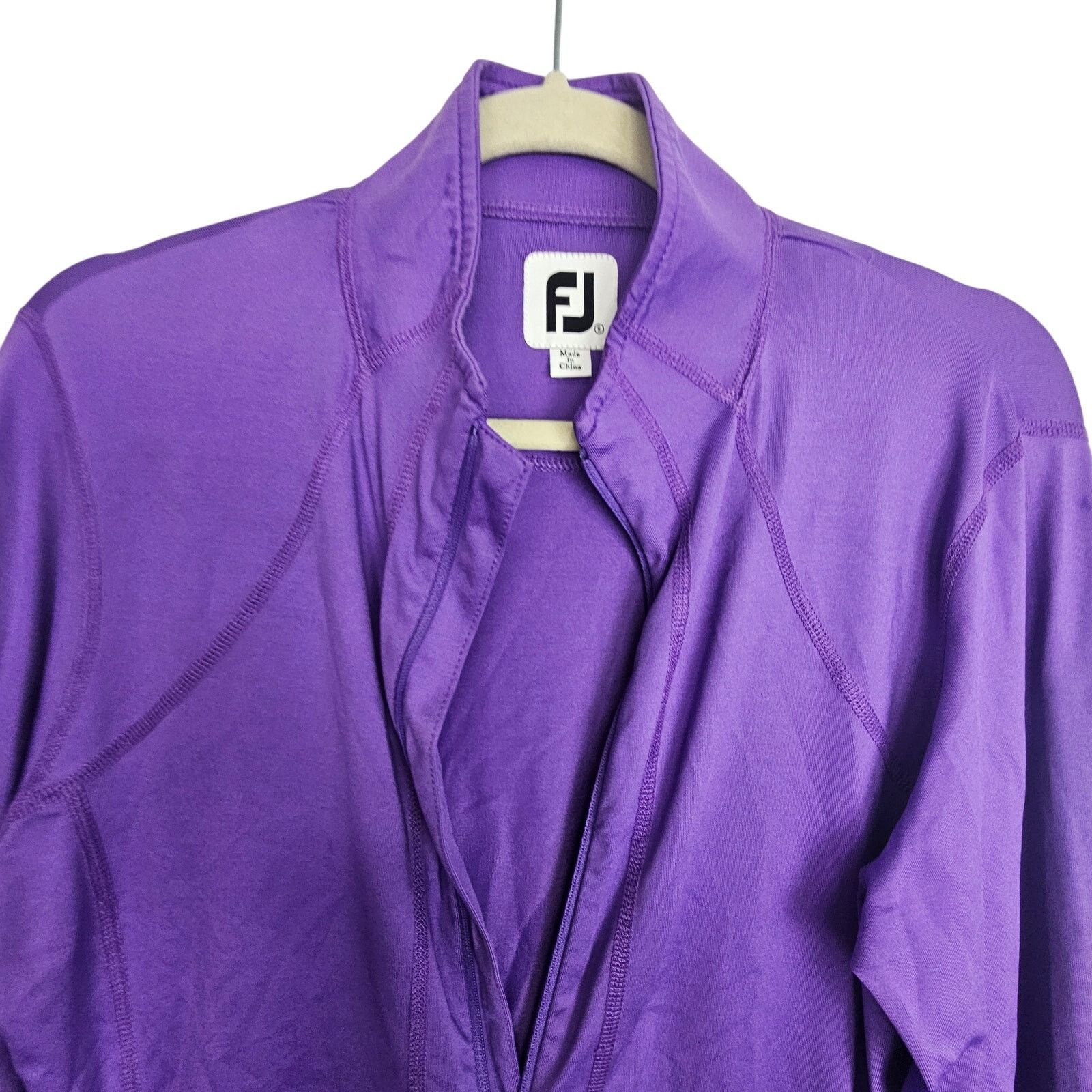 Footjoy Footjoy Womens Full Zip Golf Shirt Jacket Size S Stretch Size S / US 4 / IT 40 - 2 Thumbnail