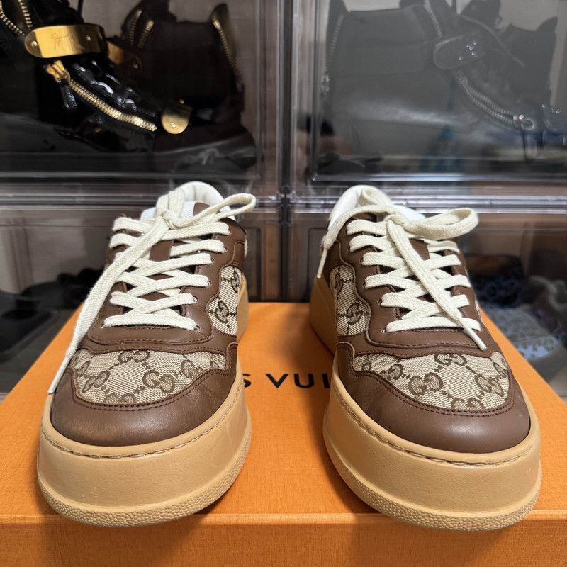 Gucci Gucci Chunky B Casual Sneakers in Brown - Size US 9 / EU 42 - 1 Thumbnail