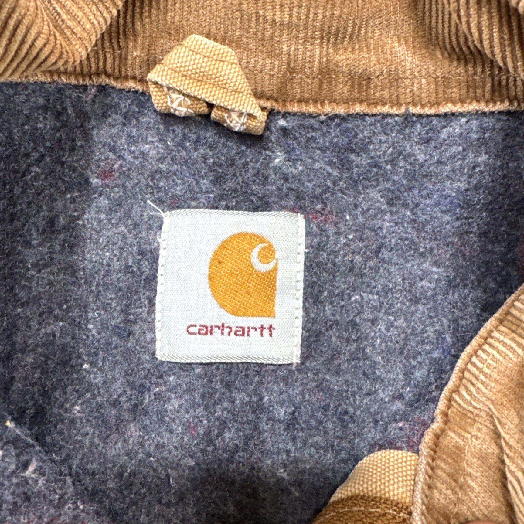 Carhartt VINTAGE Carhartt Jacket 6BLJ Mens Brown Canvas Bomber Lined 90s Workwear Quilted Read Size US L / EU 52-54 / 3 - 4 Thumbnail