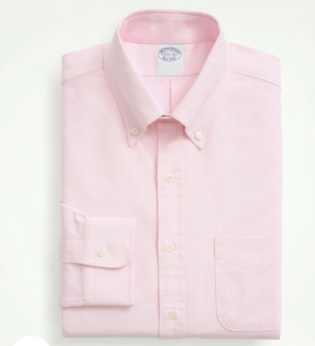 Brooks Brothers × Michael Bastian American-Made Oxford Cloth Button-Down Dress Shirt Size US L / EU 52-54 / 3 - 1 Thumbnail