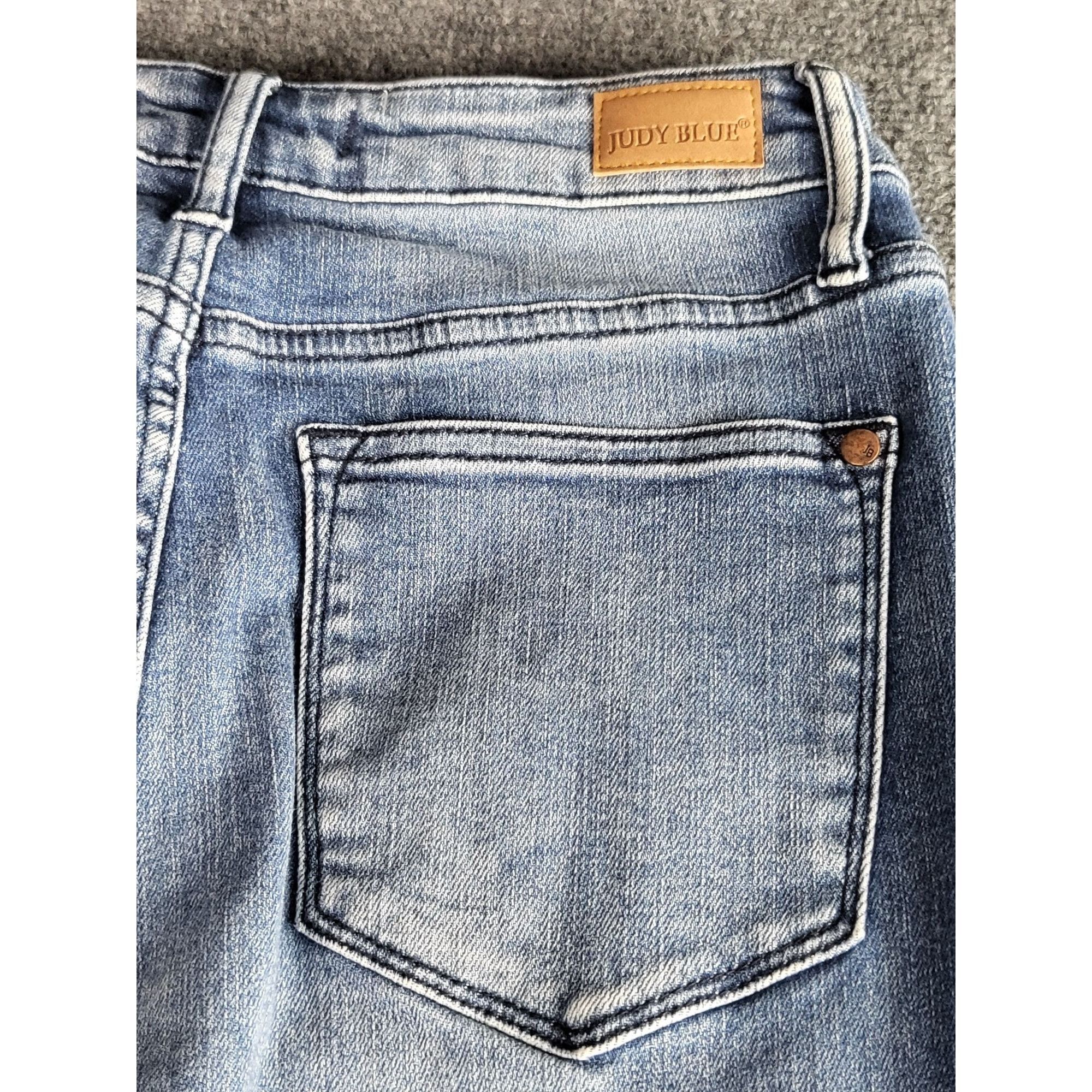 Judy Blue Judy Blue Los Angeles Jeans Women Sz 7/28 Skinny Fit Distres Size 28" / US 6 / IT 42 - 9 Thumbnail