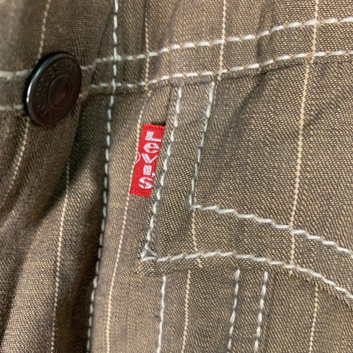 Levi's LEVIS REDLOOP 4 Pocket Striped Western Jacket #2517-C114 Size US L / EU 52-54 / 3 - 16 Thumbnail