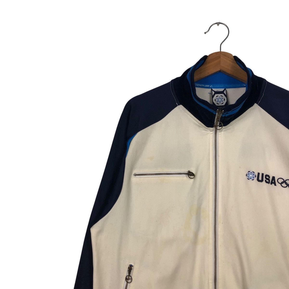Nike 📌Vintage Zipper Jacket Nike Olympic Usa Torino 2006 Size US M / EU 48-50 / 2 - 7 Thumbnail
