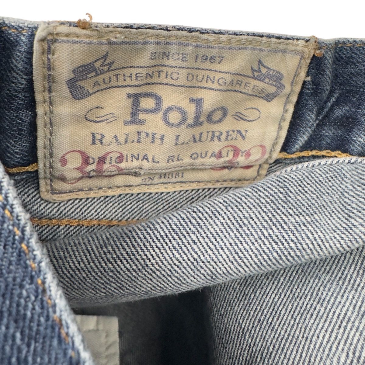 Polo Ralph Lauren Polo Ralph Lauren Straight Leg Denim Jeans Tag 36x30 Blue Size US 36 / EU 52 - 7 Thumbnail