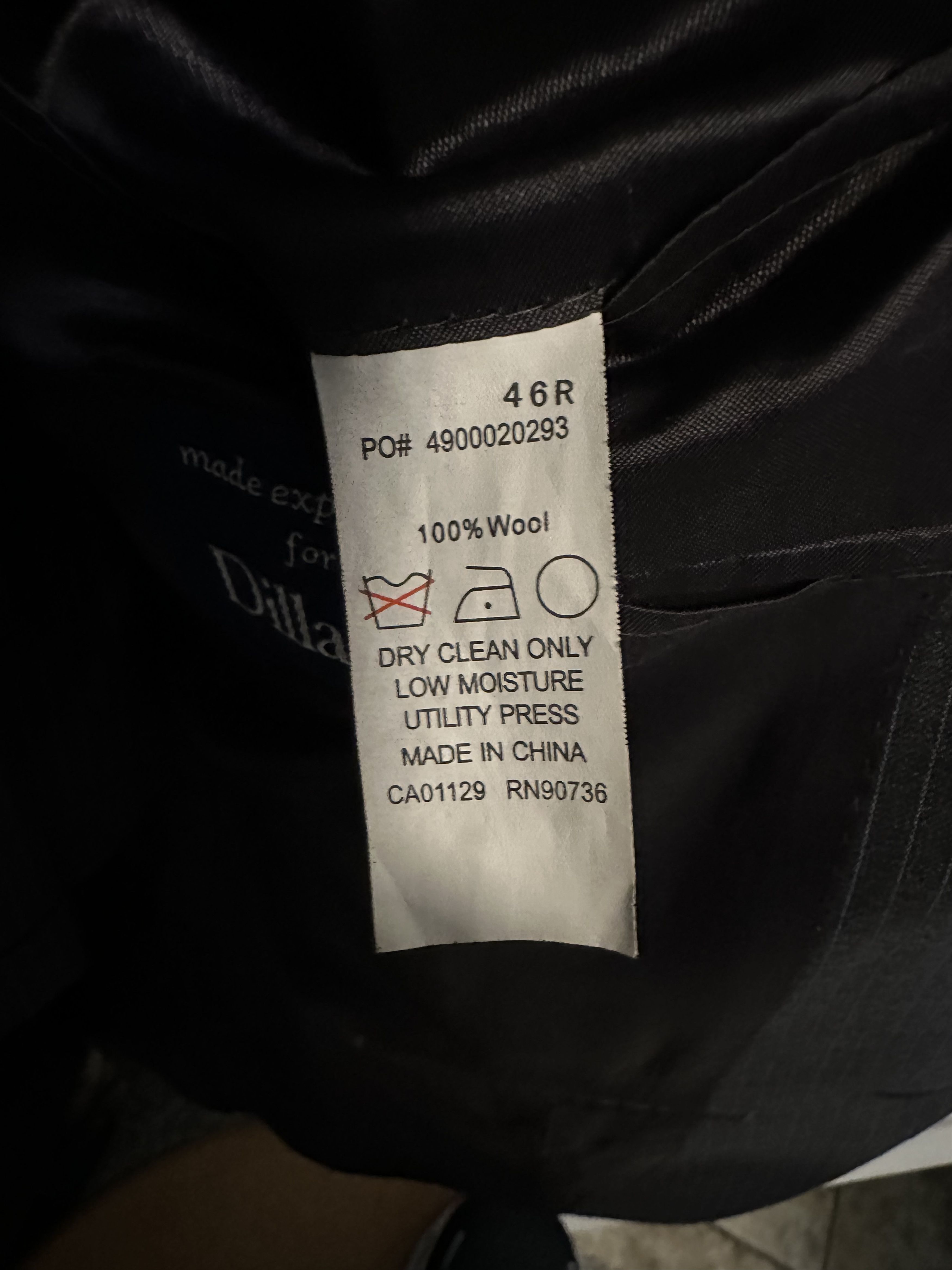 Ralph Lauren Ralph Lauren 100% Worsted Wool 2 Piece Suit Size 46R - 3 Thumbnail
