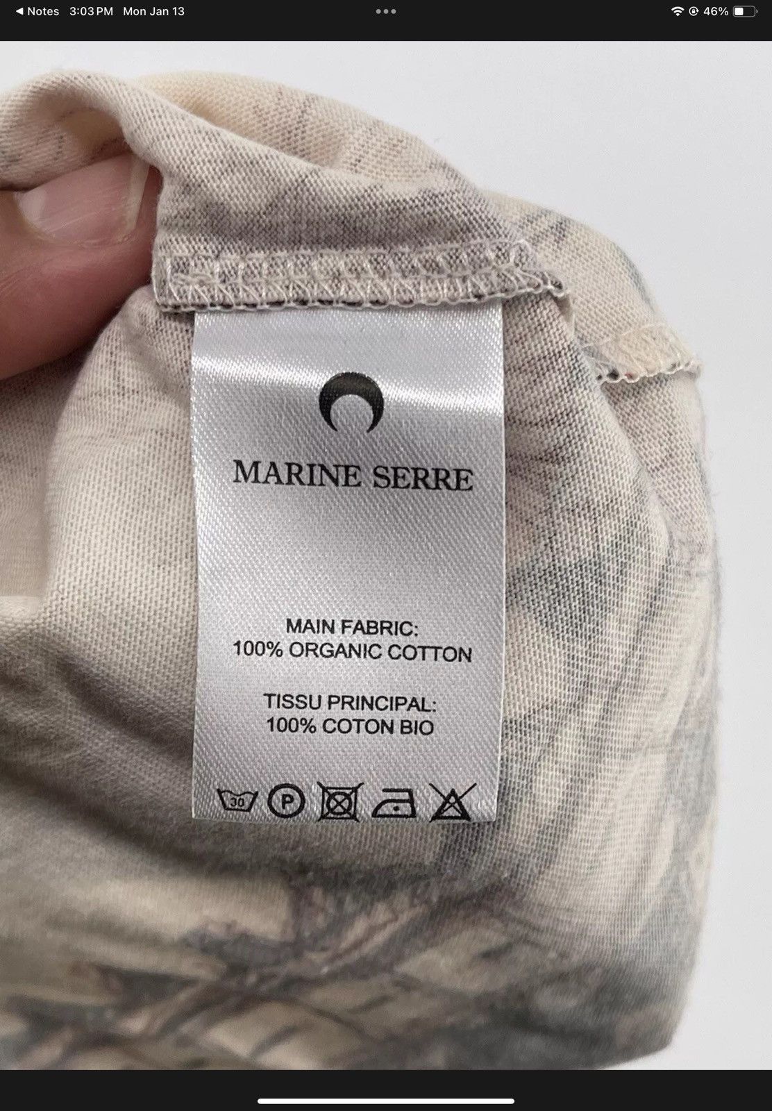Marine Serre Marine Serre Geotic Relaxed Long-Sleeve Top Dragon Logo Size XL / US 12-14 / IT 48-50 - 10 Thumbnail