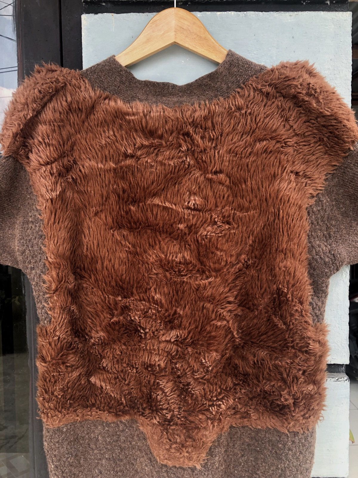 Issey Miyake Archive Ne Net Knit With Fur by Issey Miyake Size US L / EU 52-54 / 3 - 4 Thumbnail