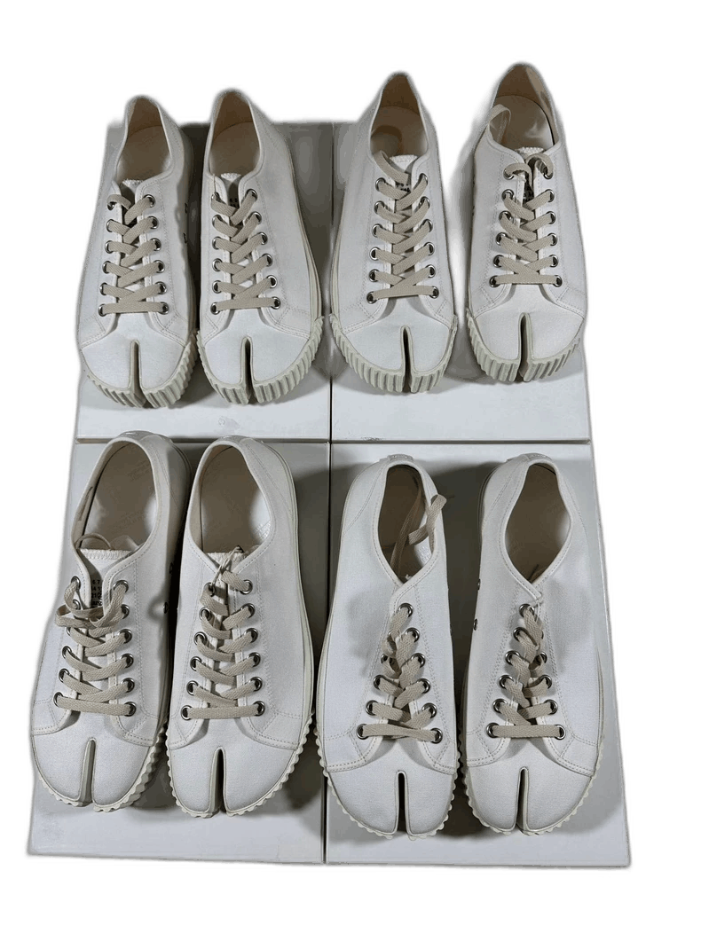 Maison Margiela maison margiela tabi white sneakers Size US 12 / EU 45 - 1 Thumbnail