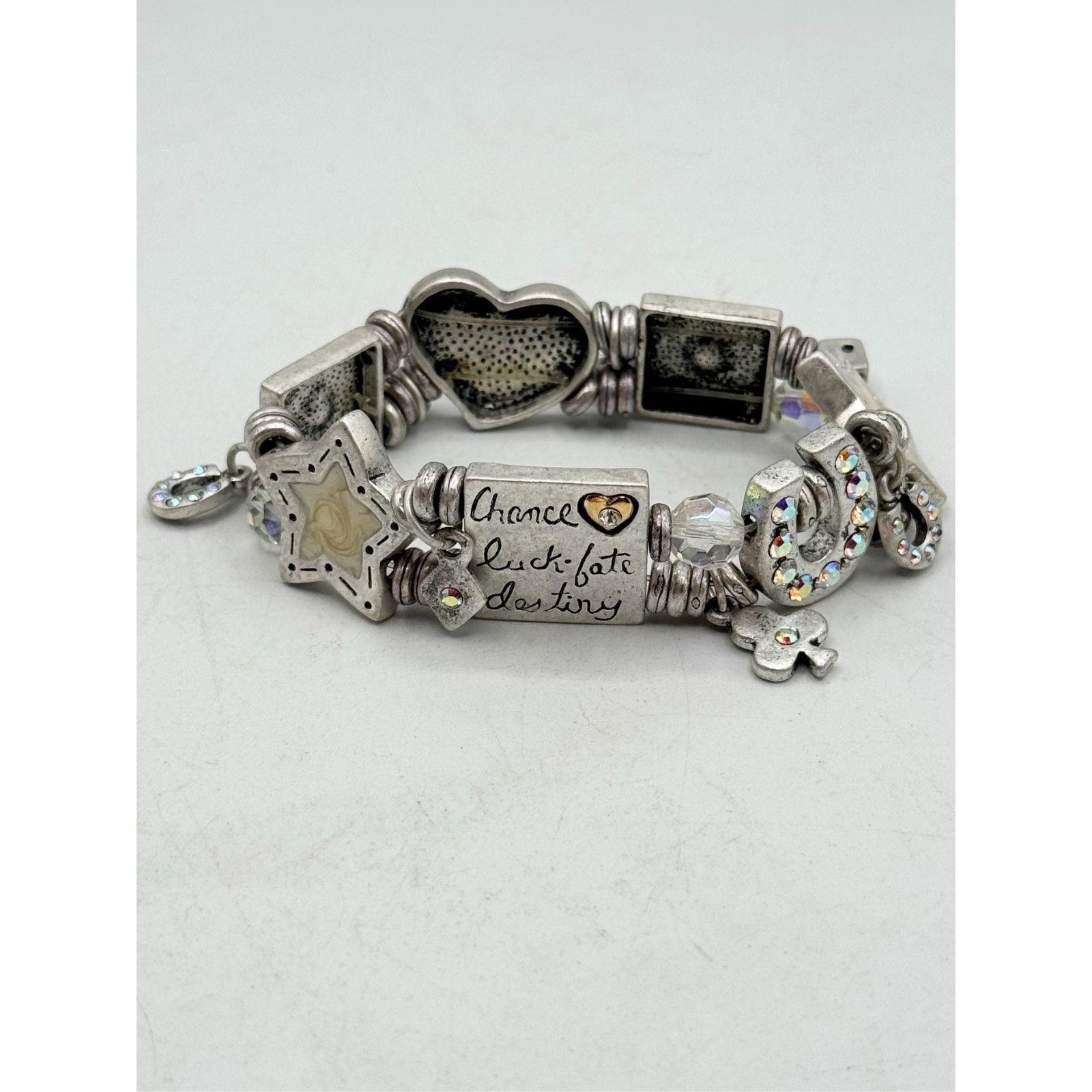 Other Lucky rhinestone enamel charm bracelet Size ONE SIZE - 3 Thumbnail