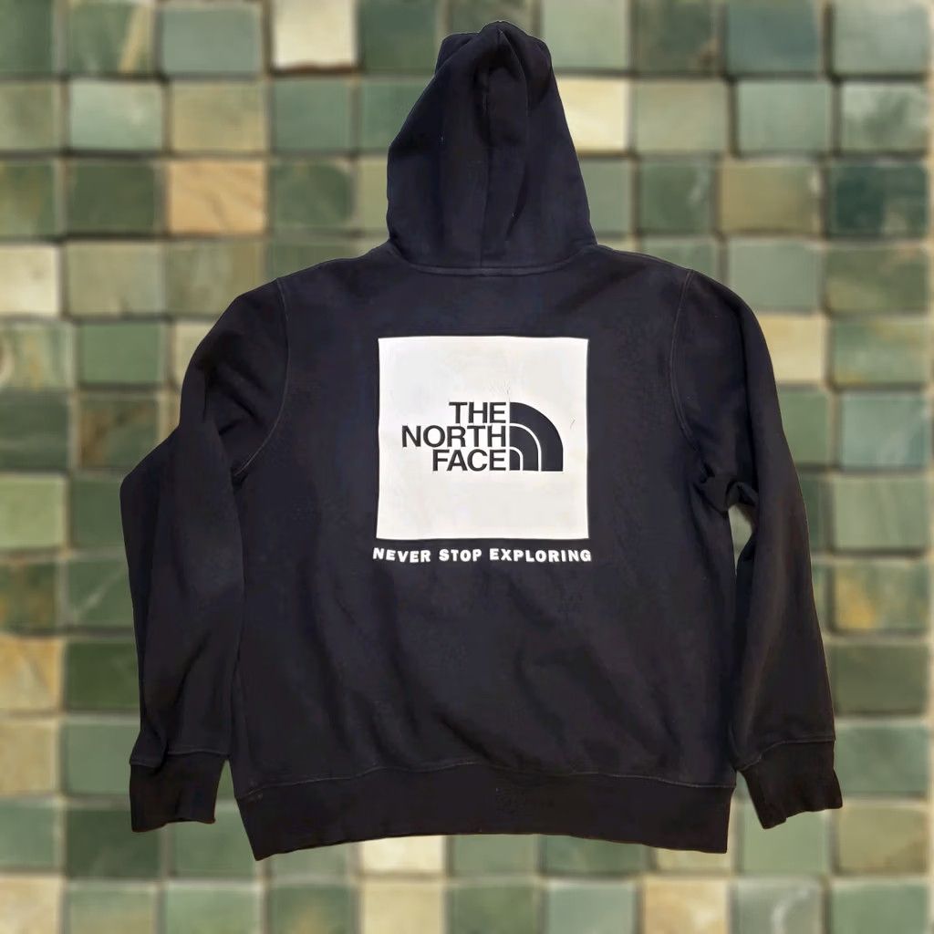 The North Face The North Face Hoodie Mens Medium Black Classic Logo Graphic Pullover Sweatshirt Size US M / EU 48-50 / 2 - 1 Thumbnail