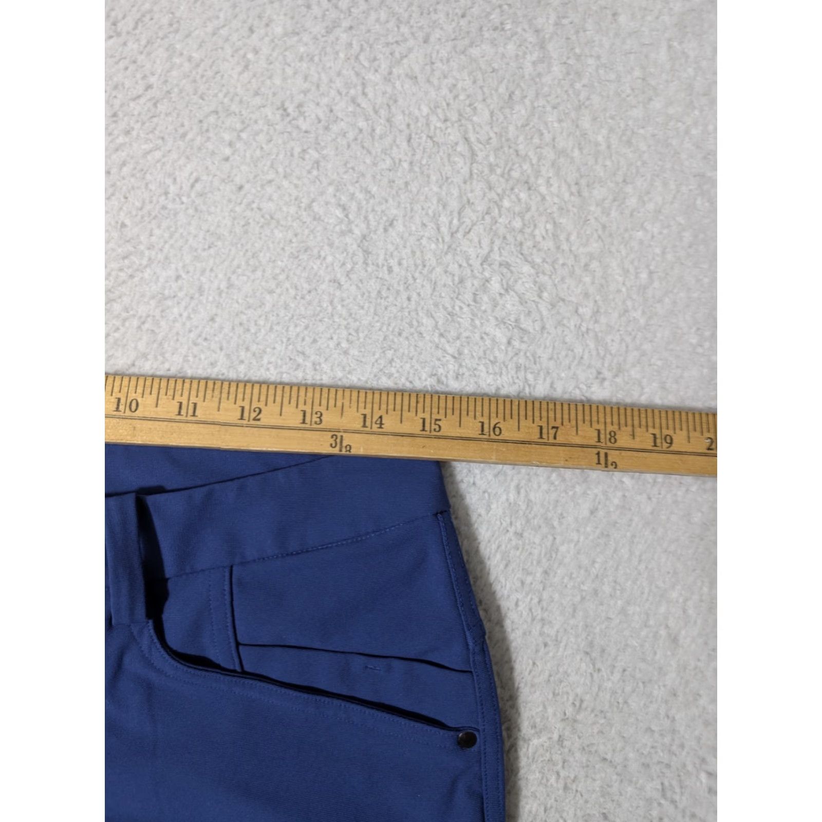 Lululemon Lululemon 5-Pocket Pant Warpstreme Royal Blue Sz 32×33 Logos Dress Pants Men Slim Straight Blue Size US 32 / EU 48 - 4 Thumbnail