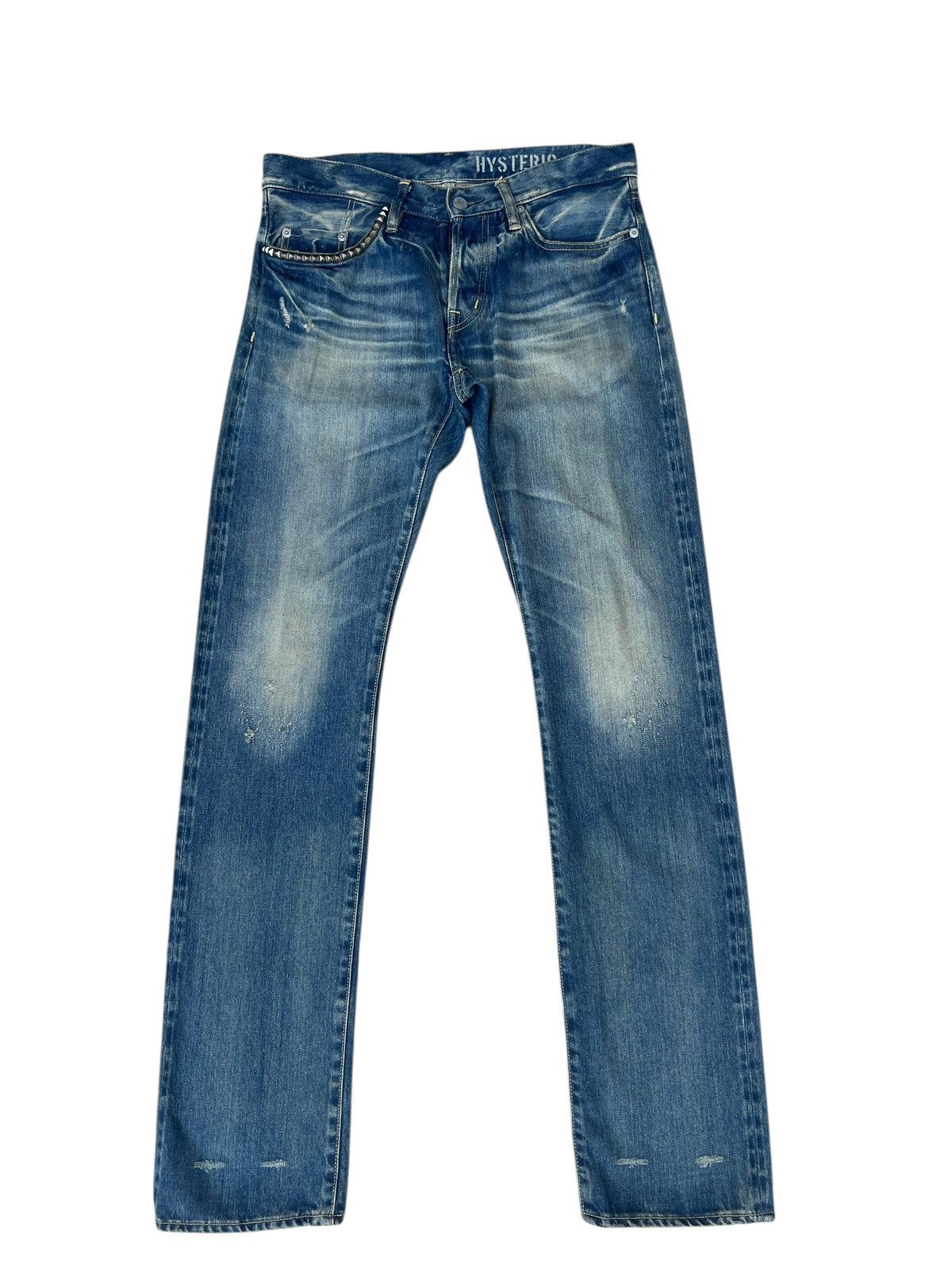 Hysteric Glamour Vintage Hysteric Glamour Distressed Denim Selvedge Jeans Size US 30 / EU 46 - 1 Thumbnail
