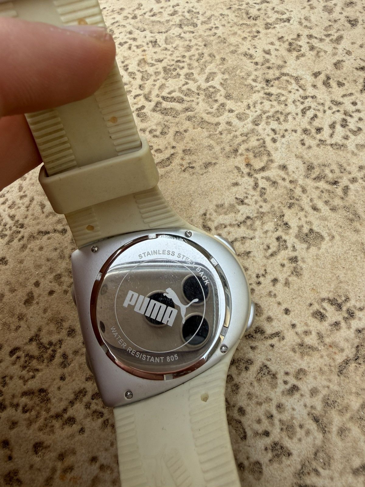 Puma Puma Beige Watch Vintage Size ONE SIZE - 3 Thumbnail