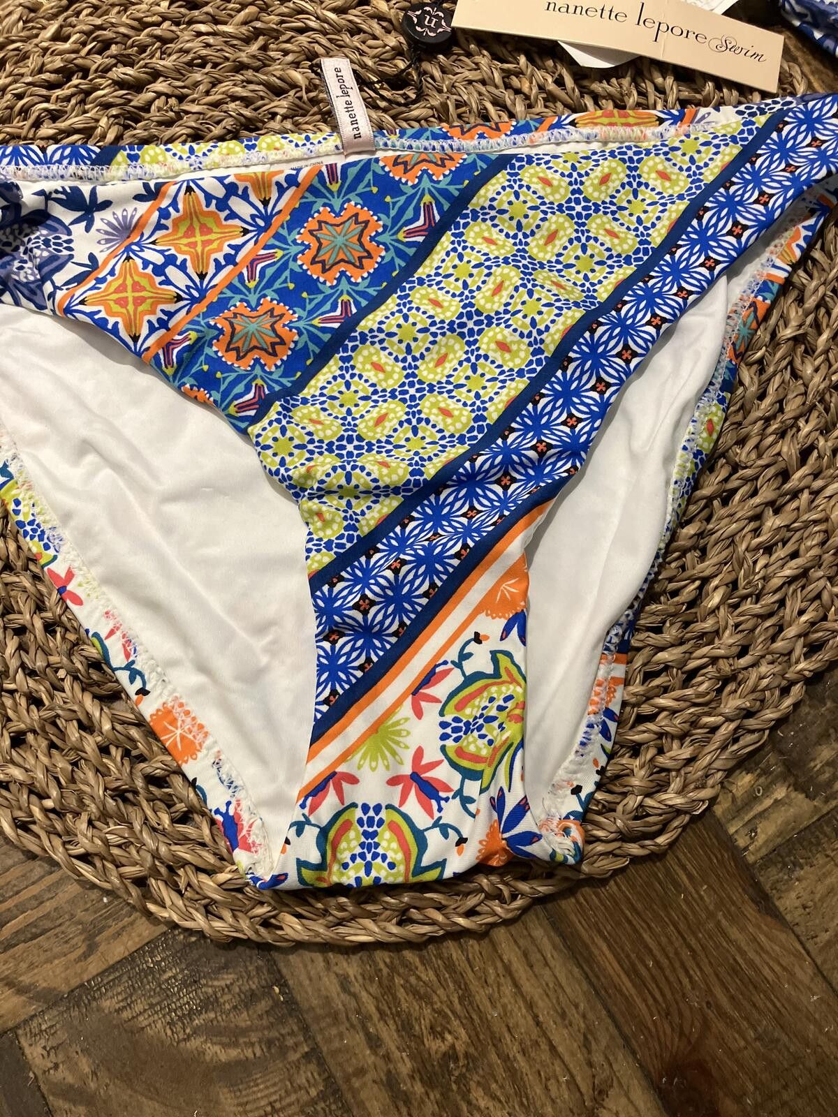 Other NWT Nanette Lepore Bikini Bottom with Colorful Tile Print Size ONE SIZE - 4 Thumbnail
