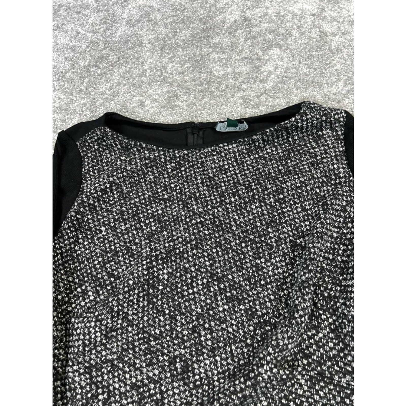 Ralph Lauren Lauren Ralph Lauren Dress Womens 16 W Gray Black Bodycon Size XXL / US 16-18 / IT 52-54 - 2 Thumbnail