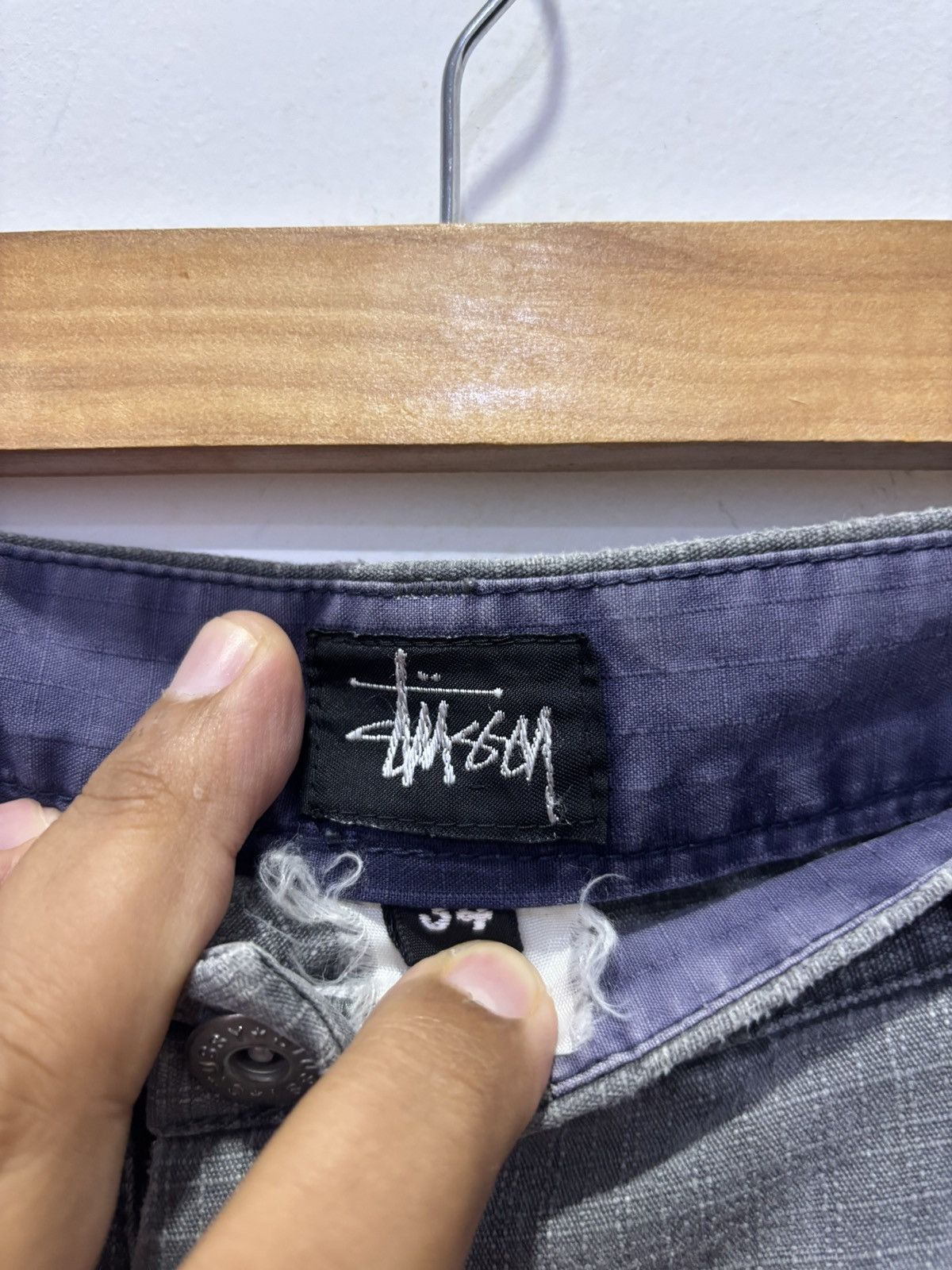 Stussy × Vintage Vintage Stussy Short Pants Size US 34 / EU 50 - 5 Thumbnail
