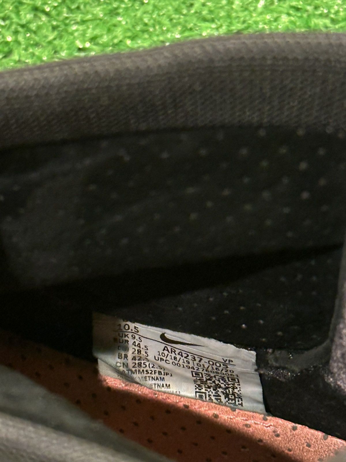 Fear of God × Nike Nike Air Fear of God 1 “Triple Black” with original box Size US 10.5 / EU 43-44 - 5 Thumbnail