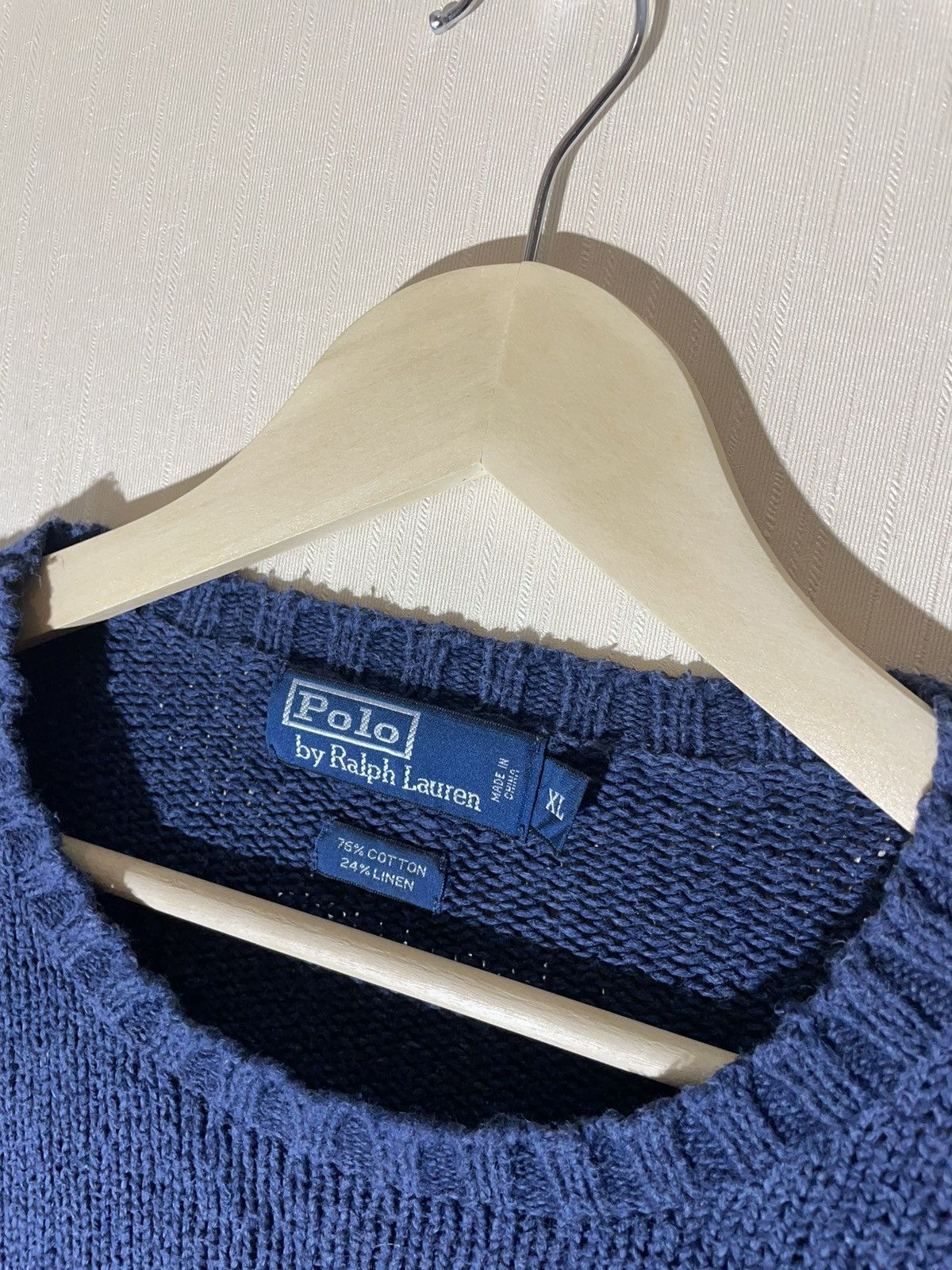 Japanese Brand × Polo Ralph Lauren × Vintage Polo Ralph Lauren vintage knitwear linen sweater Size US XL / EU 56 / 4 - 5 Thumbnail
