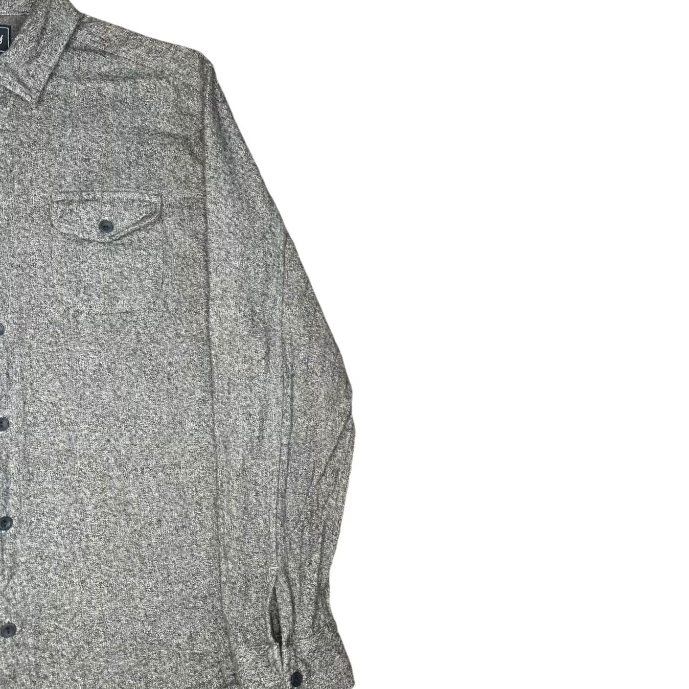 Grayers VINTAGE Crayers Heritage Flannels Shirt Men's Long Sleeve Button Up Large Gray Cotton Flannel Herringbone Pocket Button-Down Size US L / EU 52-54 / 3 - 5 Thumbnail