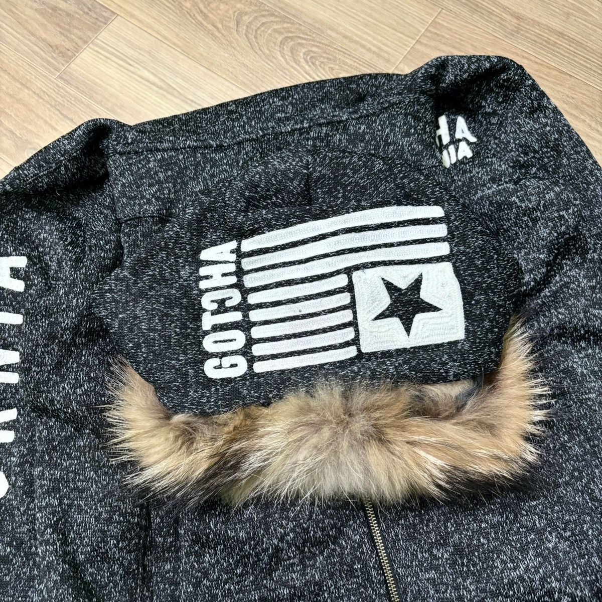 Gotcha × If Six Was Nine × Le Grande Bleu (L.G.B.) Vintage Gotcha California Fur hoodie ifsixwasnine LGB style Size US L / EU 52-54 / 3 - 8 Thumbnail