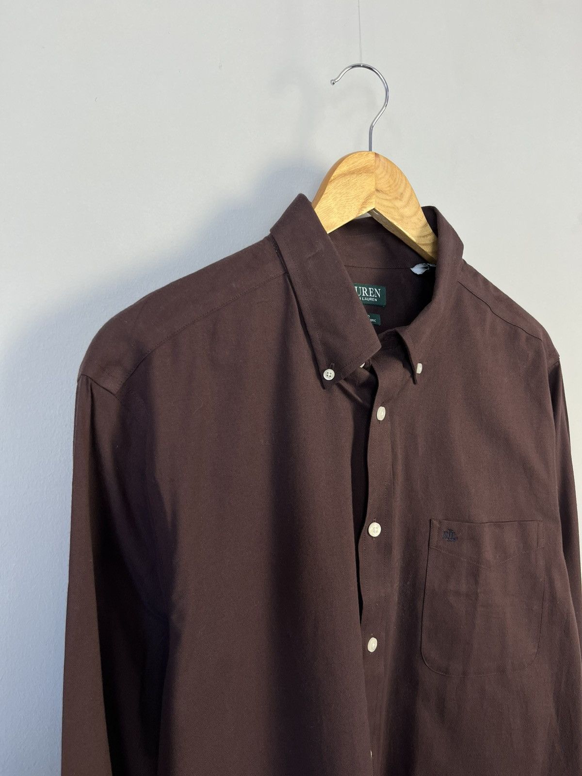 Lauren Ralph Lauren × Ralph Lauren Lauren Ralph Lauren Classic Luxury Cotton Long Sleeve Shirt Size US XL / EU 56 / 4 - 2 Thumbnail