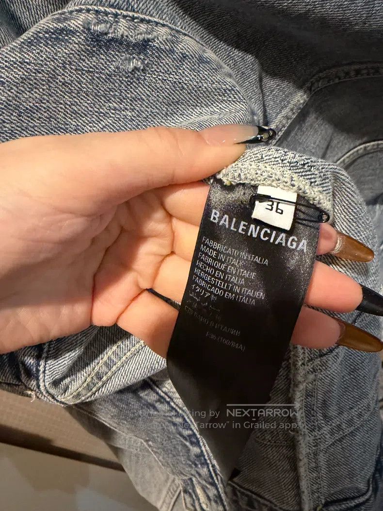 Balenciaga Balenciaga denim jacket Size XS / US 0-2 / IT 36-38 - 5 Thumbnail