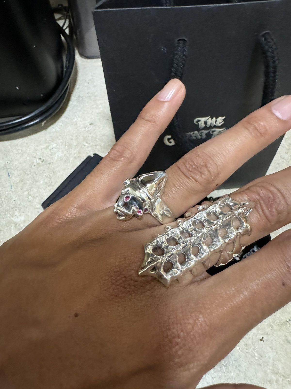 The Great Frog The Great Frog Strange Fruit Anatomical Heart Ring Size ONE SIZE - 6 Thumbnail