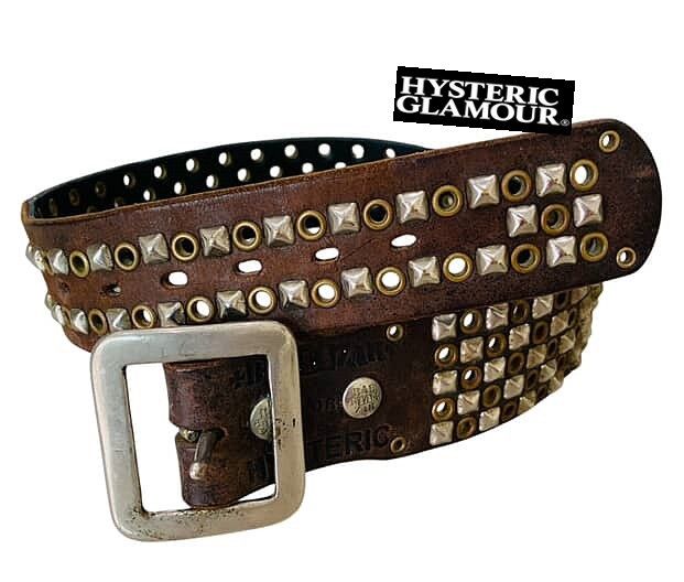Hysteric Glamour x BALTAZAR Leather Pins Belt