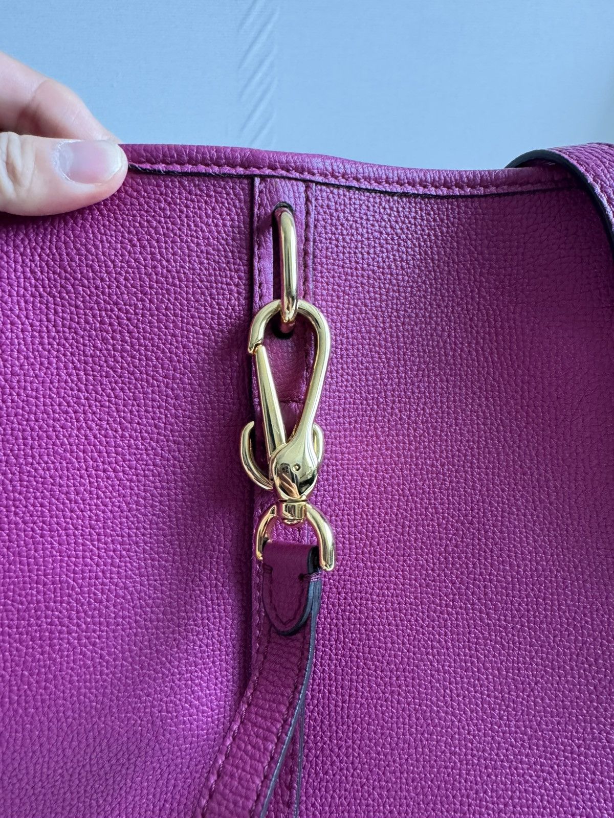 Burberry Burberry derby leather HONEYBROOK tote Size ONE SIZE - 2 Thumbnail