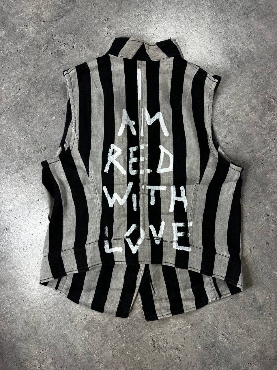 Ann Demeulemeester RARE Ann Demeulemeester SS17 “I AM RED WITH LOVE” Sheer Vest Size M / US 6-8 / IT 42-44 - 13 Thumbnail